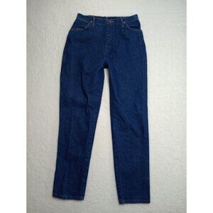 Wrangler Jeans Womens 13/14 Cowgirl High Rise Dark Wash 12MWZG  30x32 USA Made